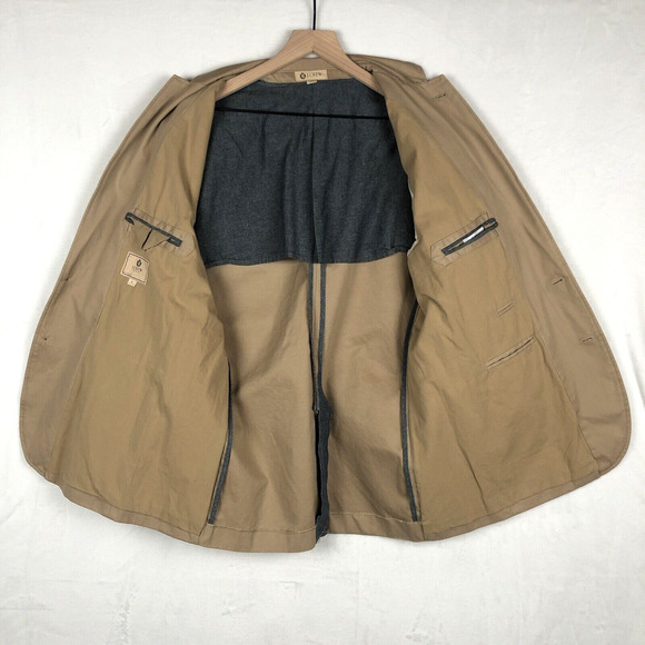 J. CREW‎ Ludlow Jacket Sz L Khaki Tan Preppy Blazer Sport Coat Unstructured EUC - Picture 4 of 15